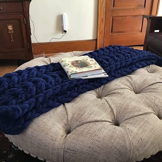 Customer photo review of Couverture tricotée Ulra-Doux