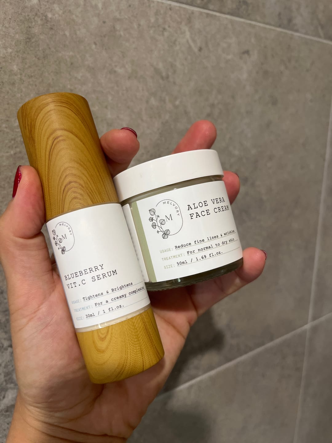 Customer photo review of Cleopatra Beauty Set (Dry Skin)