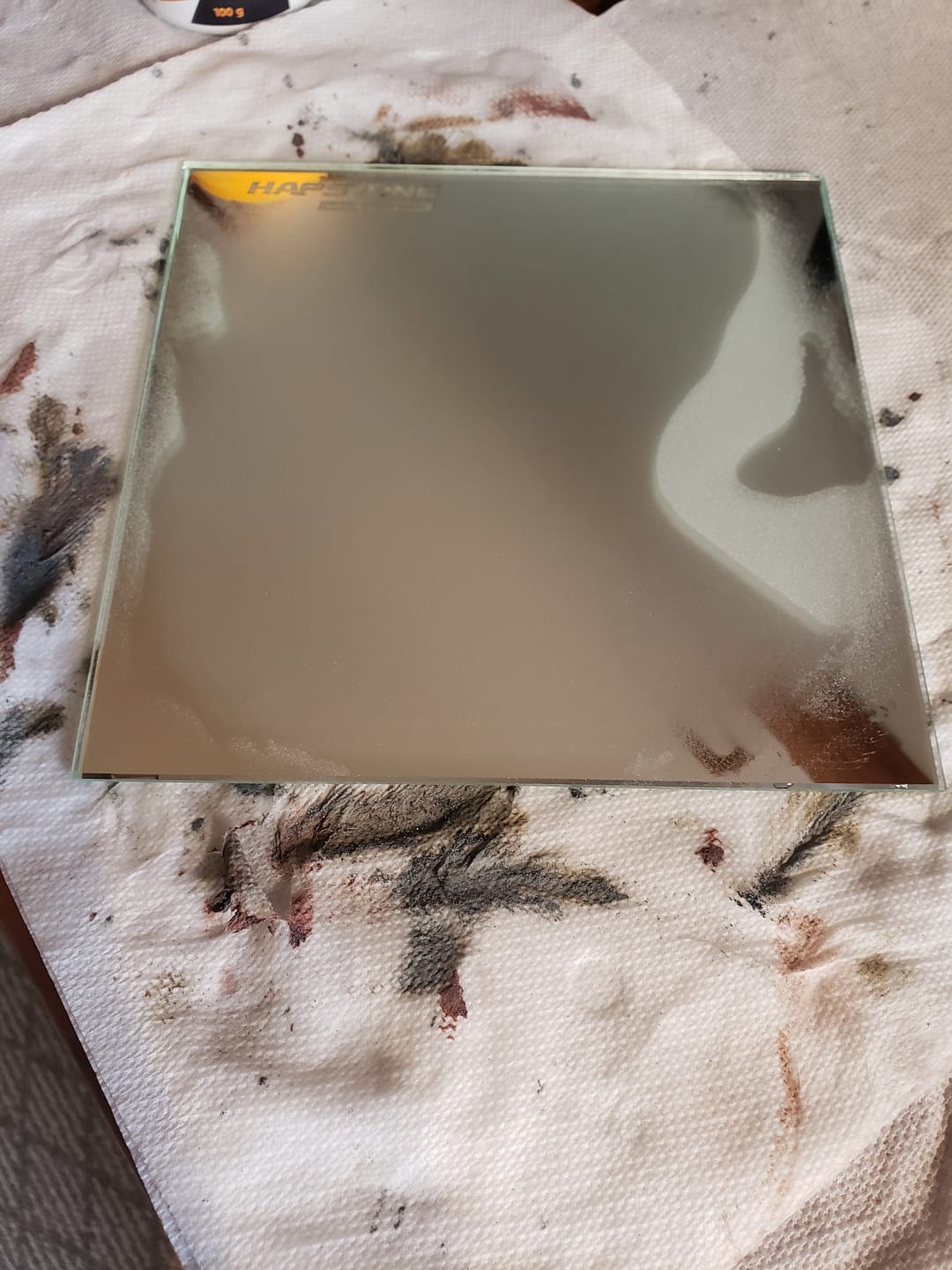 Customer photo review of Hapstone Lapping Glass