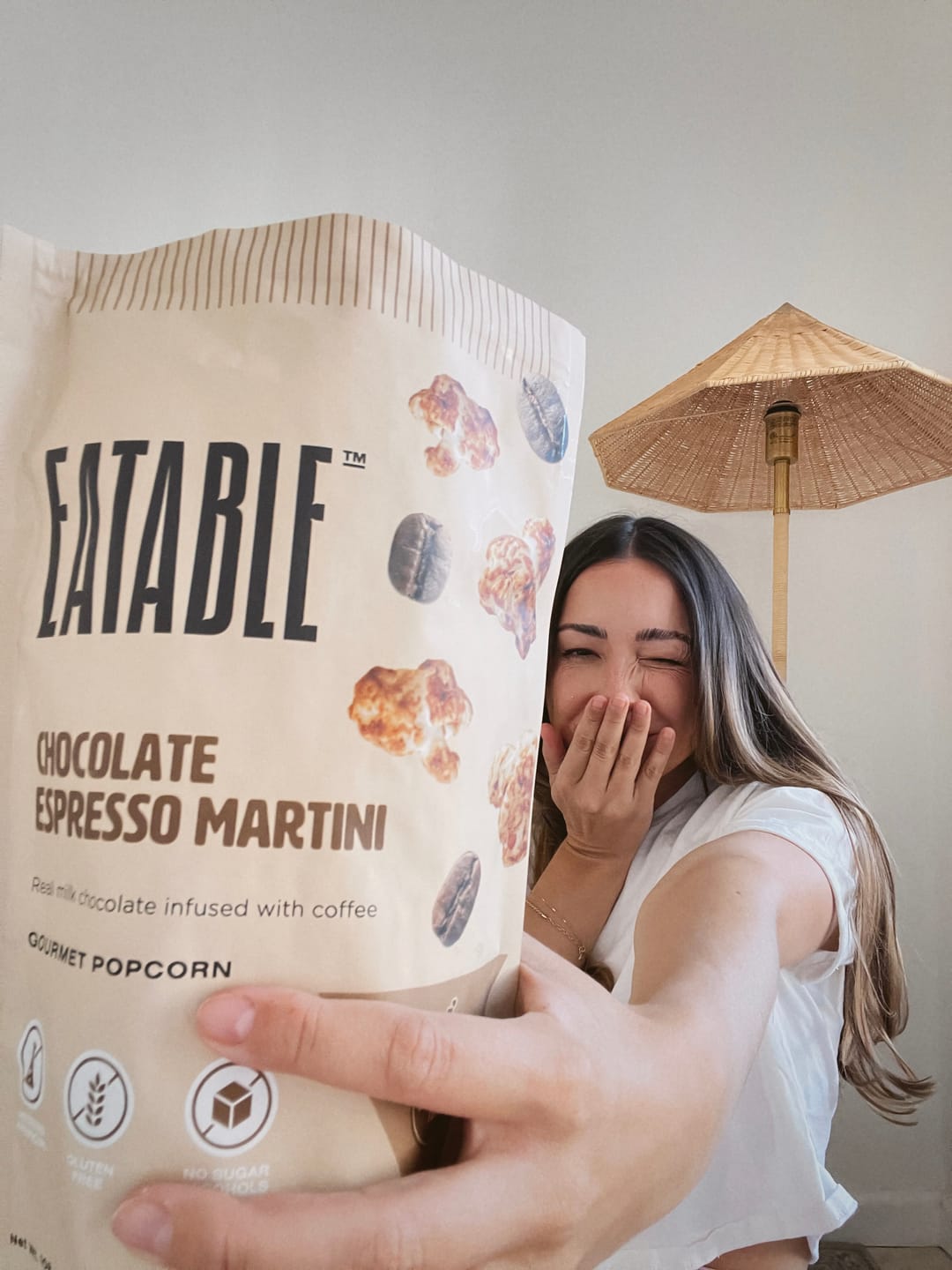 Customer photo review of Chocolate Espresso Martini (3.8oz) - Milk Chocolate Kettle Corn