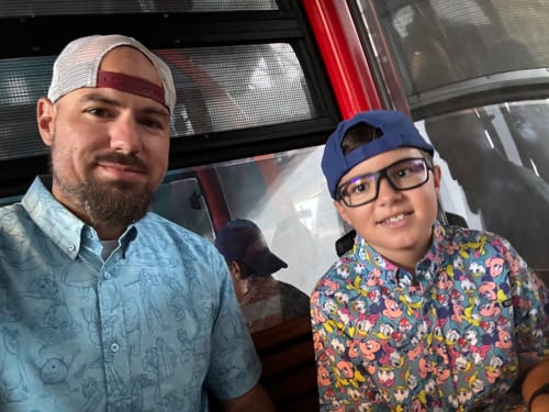 Customer photo review of Disney100 “Disney Afternoon” – Youth KUNUFLEX Short Sleeve Shirt