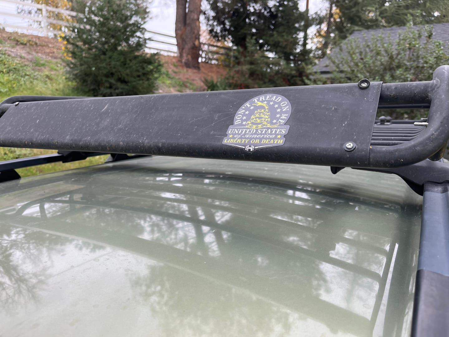 Customer photo review of Don't Tread on Me Decal