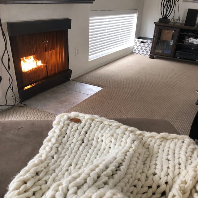 Customer photo review of Couverture tricotée Ulra-Doux