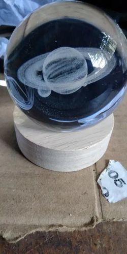 Customer photo review of Ledsen™ CrystalBall - 3D-Solsystemkrystalkugle Med LED-Lys