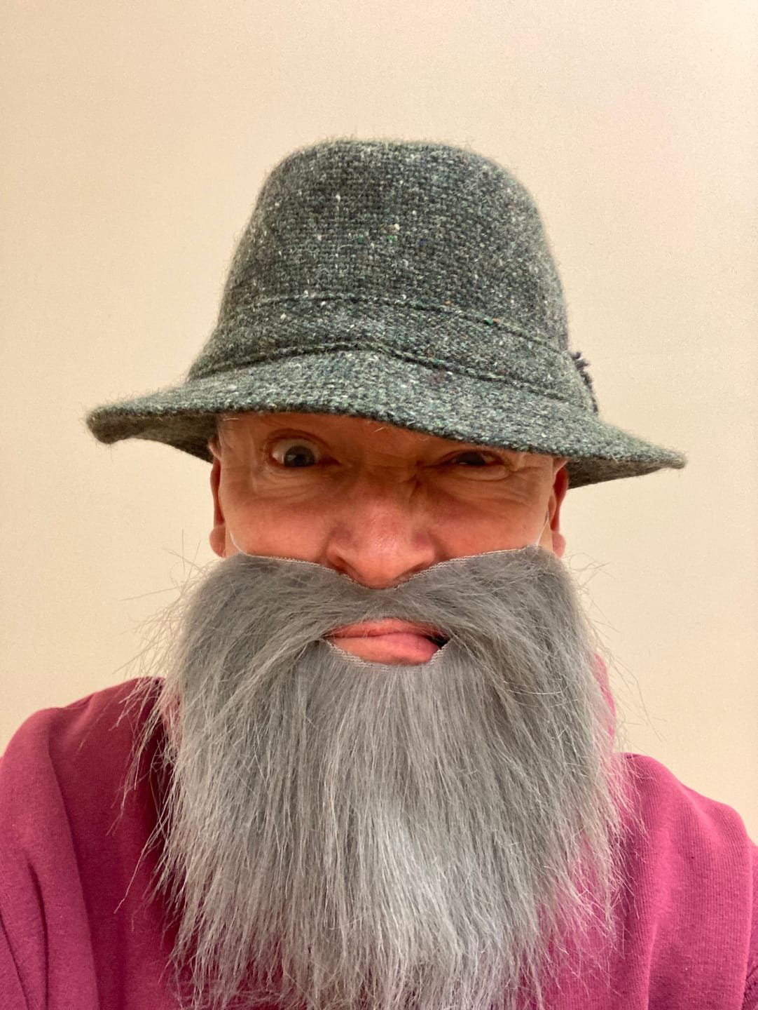 Customer photo review of Walking Hat Tweed