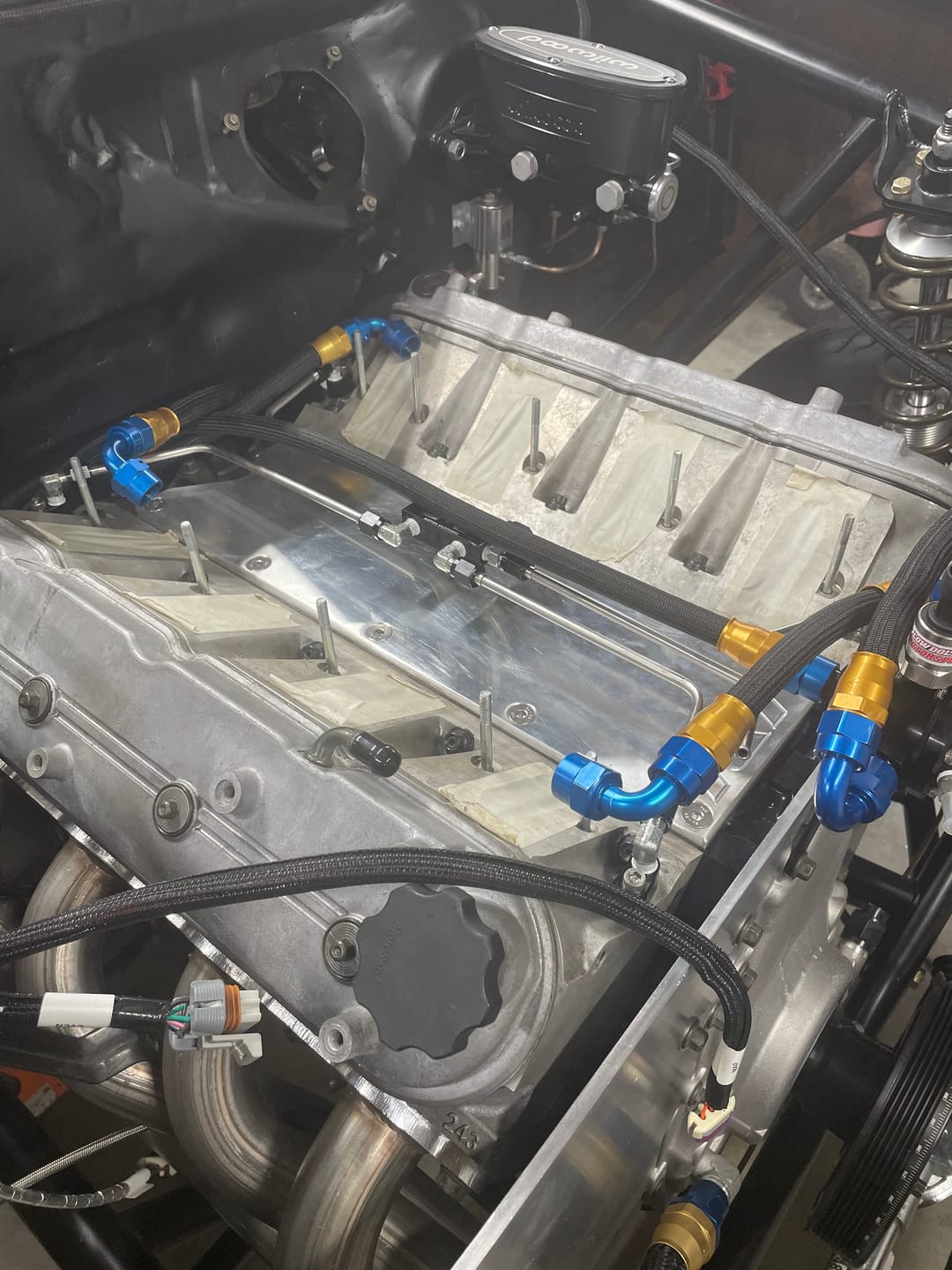 Customer photo review of Motion Raceworks LS Stainless Coolant Crossover Steel Steam Vent Kit 10-10005