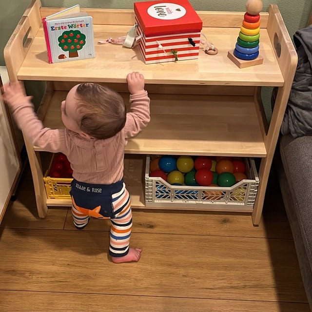 Customer photo review of Montessori Kids Shelves