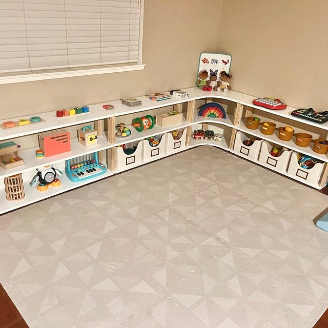 Customer photo review of Montessori Kids Shelves
