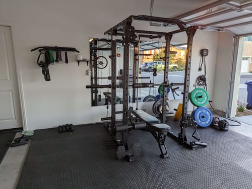 Customer photo review of MAJOR All-in-One Home Gym Power Rack Package PLM03