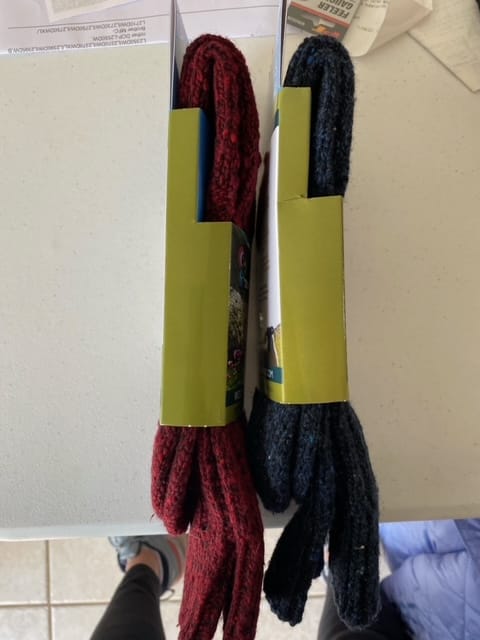 Customer photo review of Donegal Wool Socks