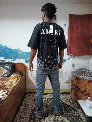 Customer photo review of AMIRI T-shirt