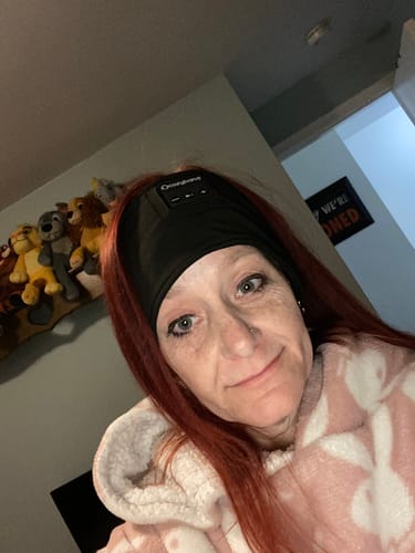 Customer photo review of CozyBand Wireless Headphones