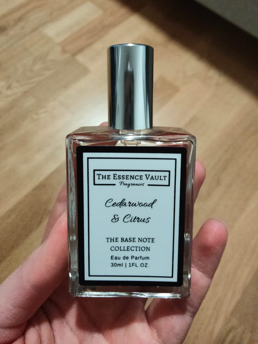 Customer photo review of Cedarwood & Citrus Eau De Parfum