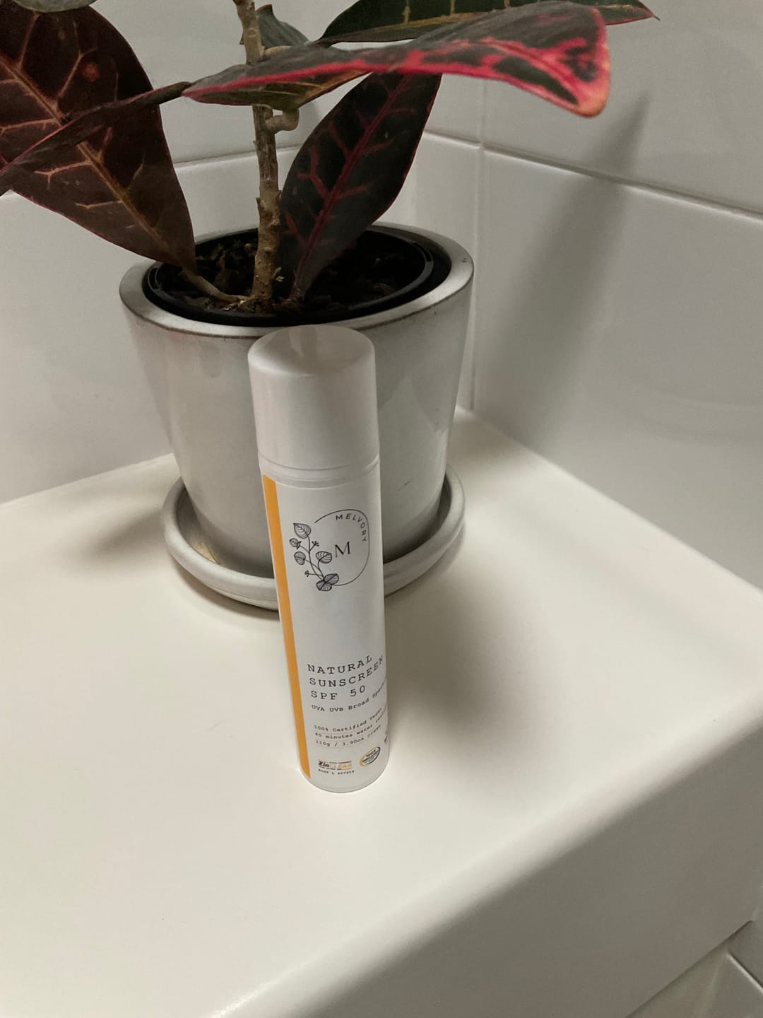 Customer photo review of Natural Sunscreen SPF 50