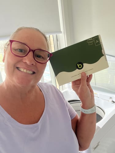 Customer photo review of Laundry Detergent Eco-Sheets™