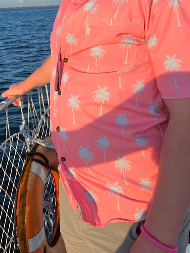 Customer photo review of Super Stretch - Animal Spirits Hawaiian Shirt