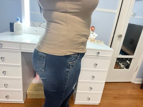 Customer photo review of Adriana Butt Lift Jeans 15142