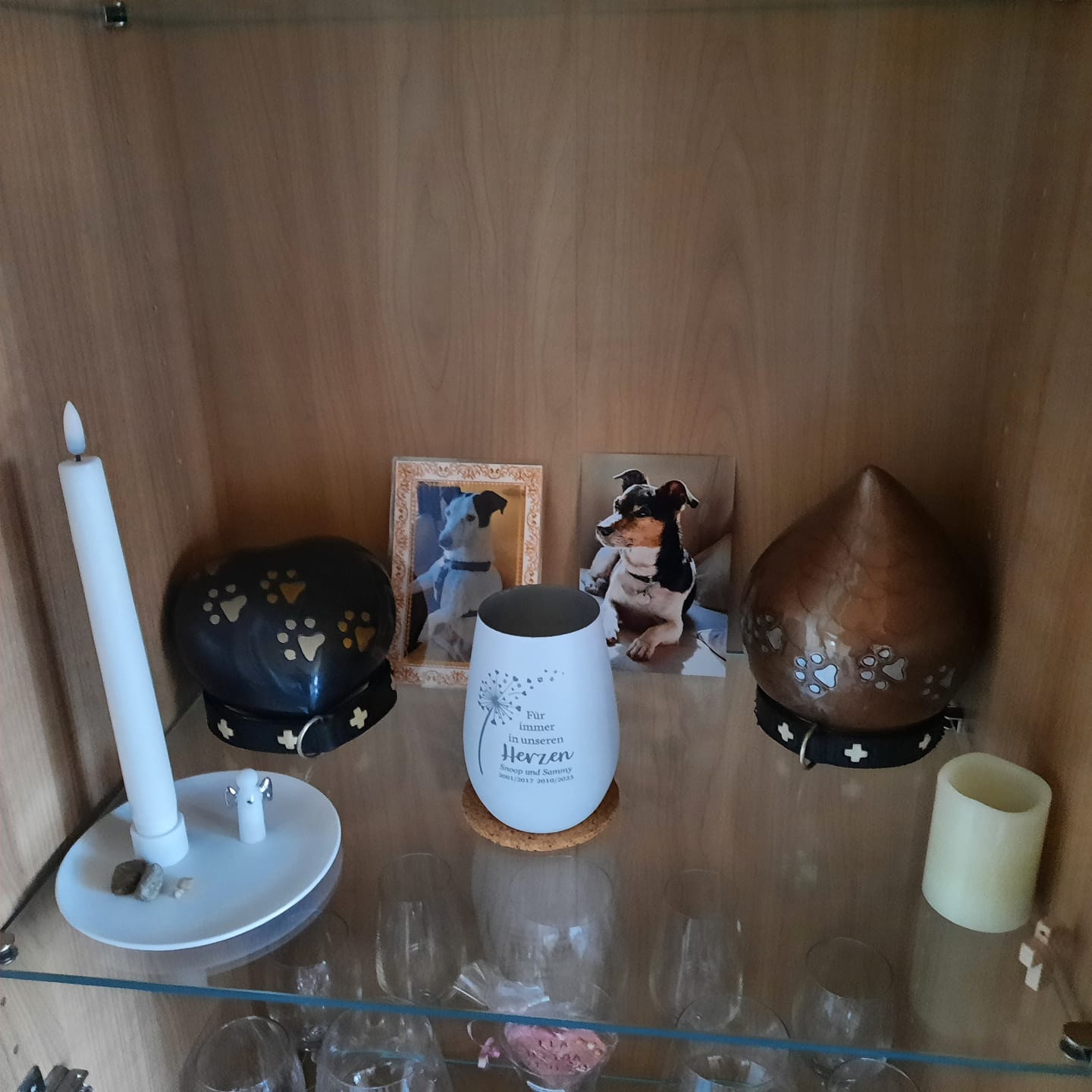 Customer photo review of Für immer im Herzen - Individuelles Trauerlicht