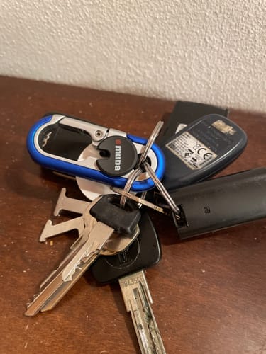 Customer photo review of Portachiavi Per Auto da Uomo