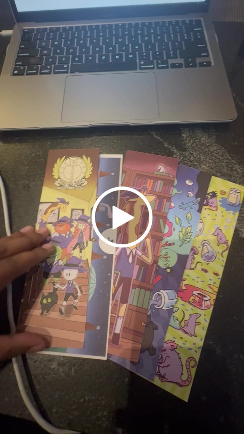 Customer video review of Istoria Magic Academy Habit Tracker Bookmarks Bundle