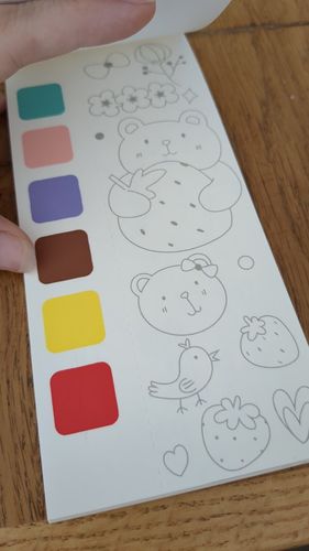 Customer photo review of Kletshuts™ PocketWatercolor - Akvarelmalebog i Lommestørrelse