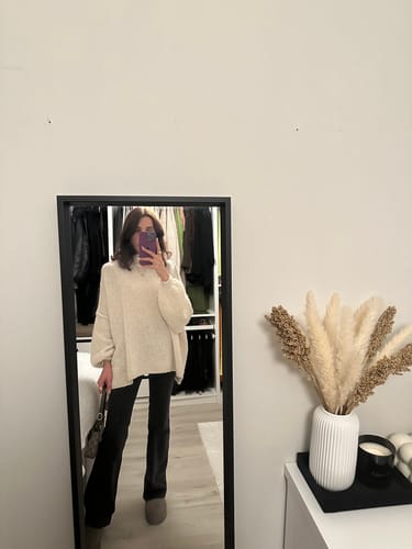 Customer photo review of Meli Strick Pullover - Beige
