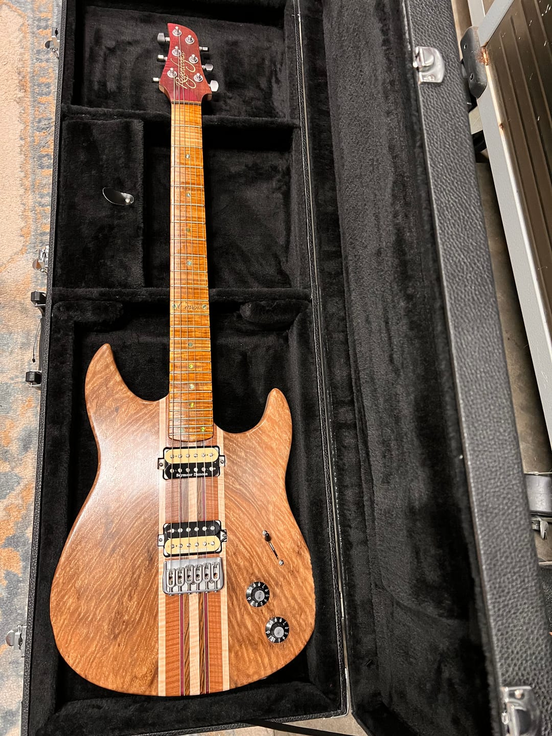 Customer photo review of 6 String Fixed Guitar Bridge