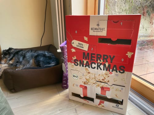 Kundenbewertung mit Foto zu Snack-Adventskalender 2023