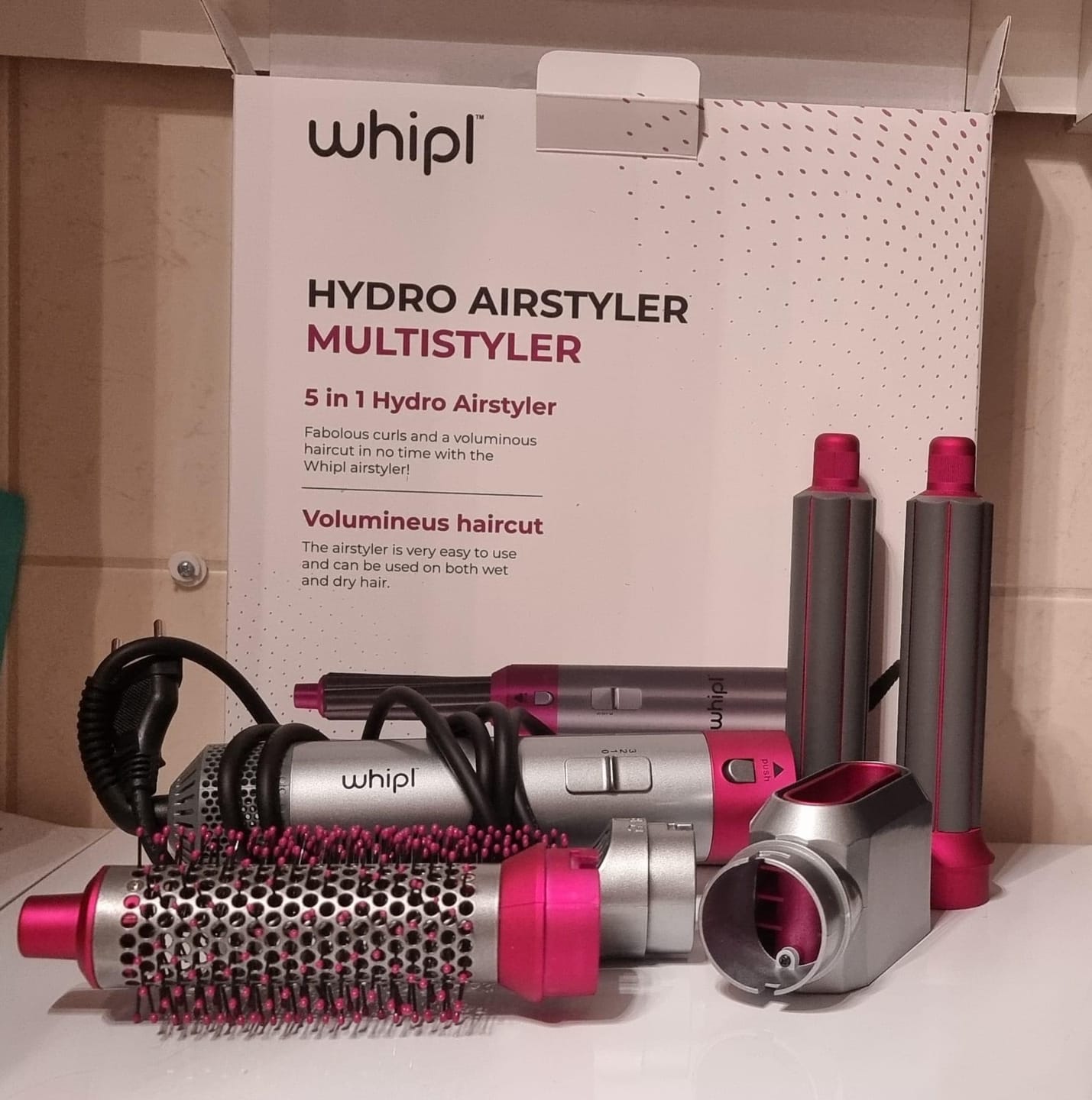 Customer photo review of Whipl™ AirStyler + Gratis eBook