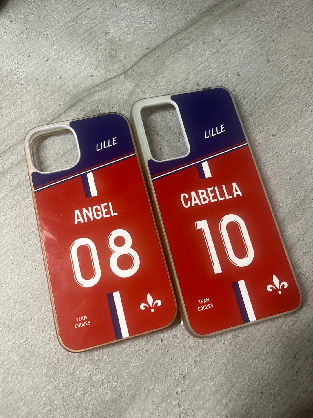 Customer photo review of Coque foot LILLE LOSC personnalisable - TEAMCOQUES