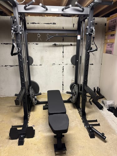 Customer photo review of Major Fitness F22 All-In-One Home Gym Power Rack