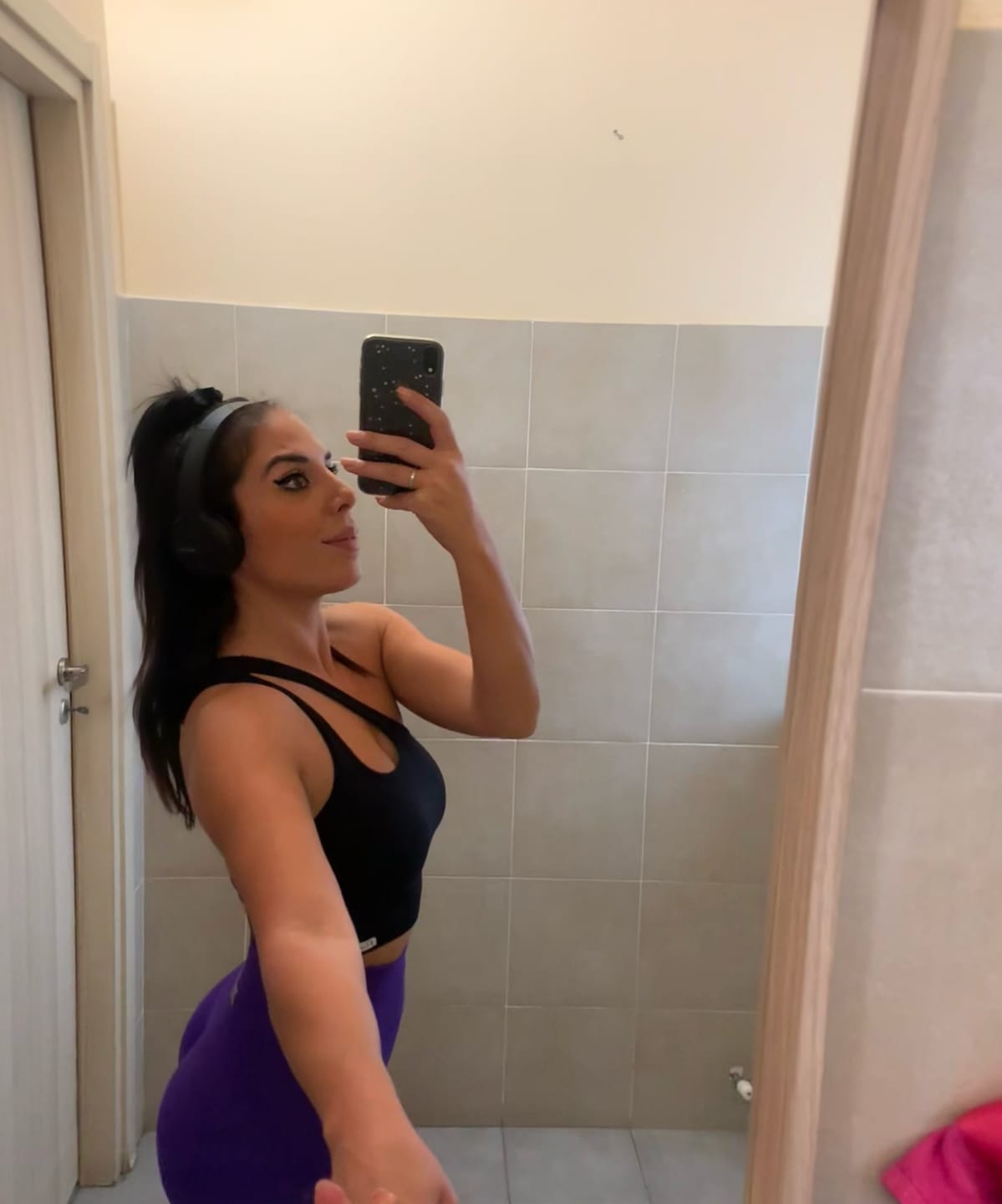 Customer photo review of Leggings CALIPSO Nero Costine