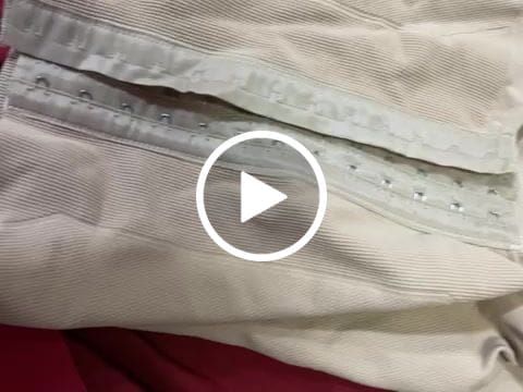 Customer video review of Microfiber Shoulder Straps Back Support Waist and Abdomen Control Corset