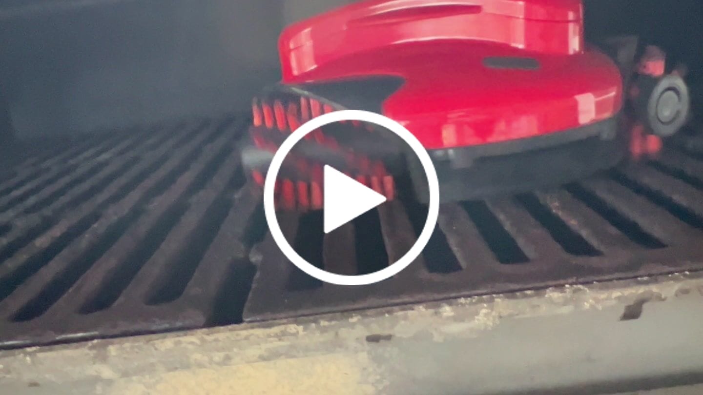 Customer video review of Grillbot Grill Cleaning Robot