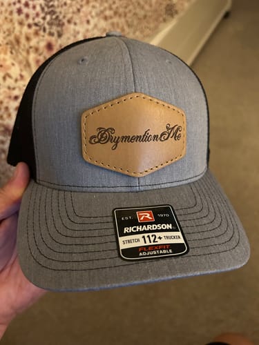 Customer photo review of Richardson 112 Custom Leather Patch Hat