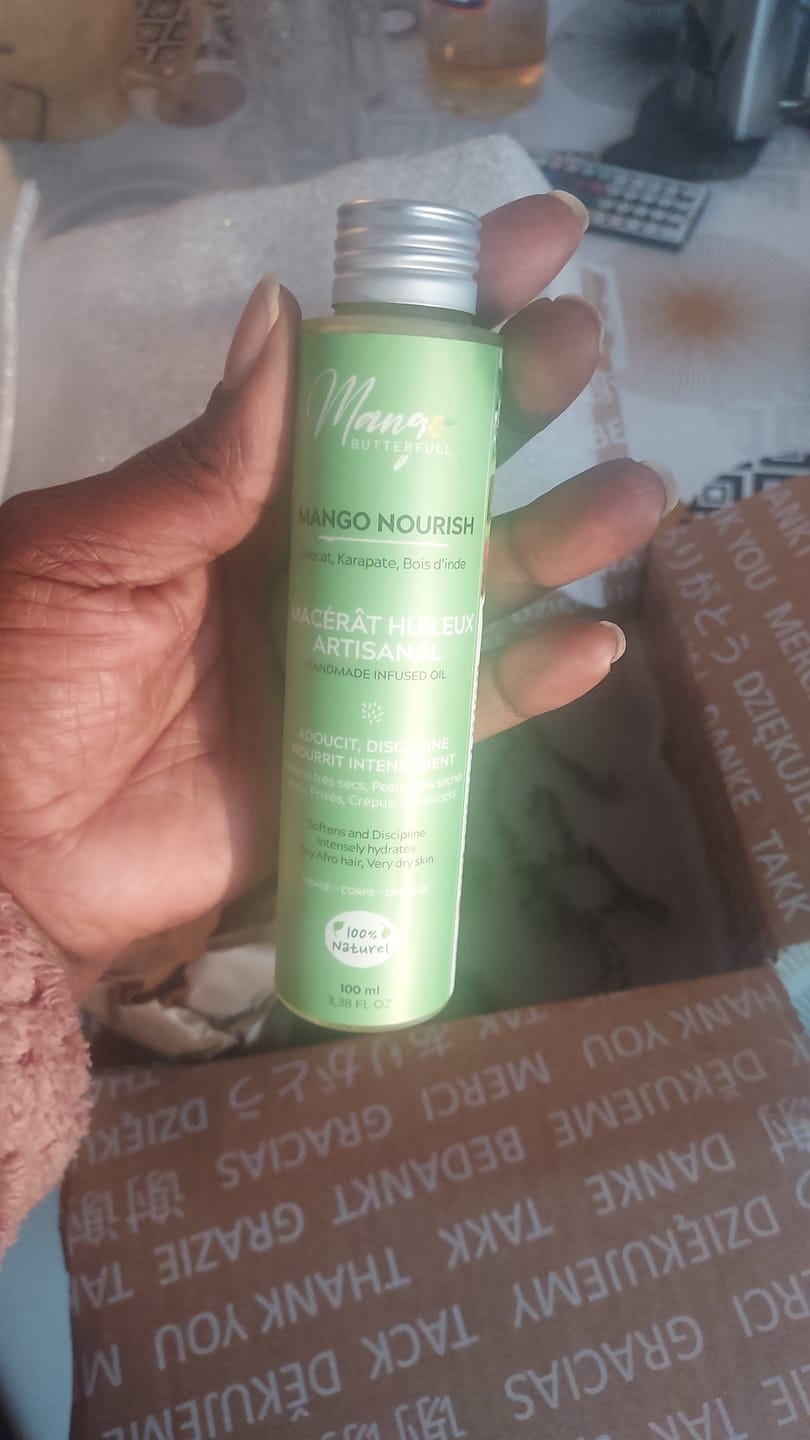 Customer photo review of Macérât huileux artisanal NOURISH
