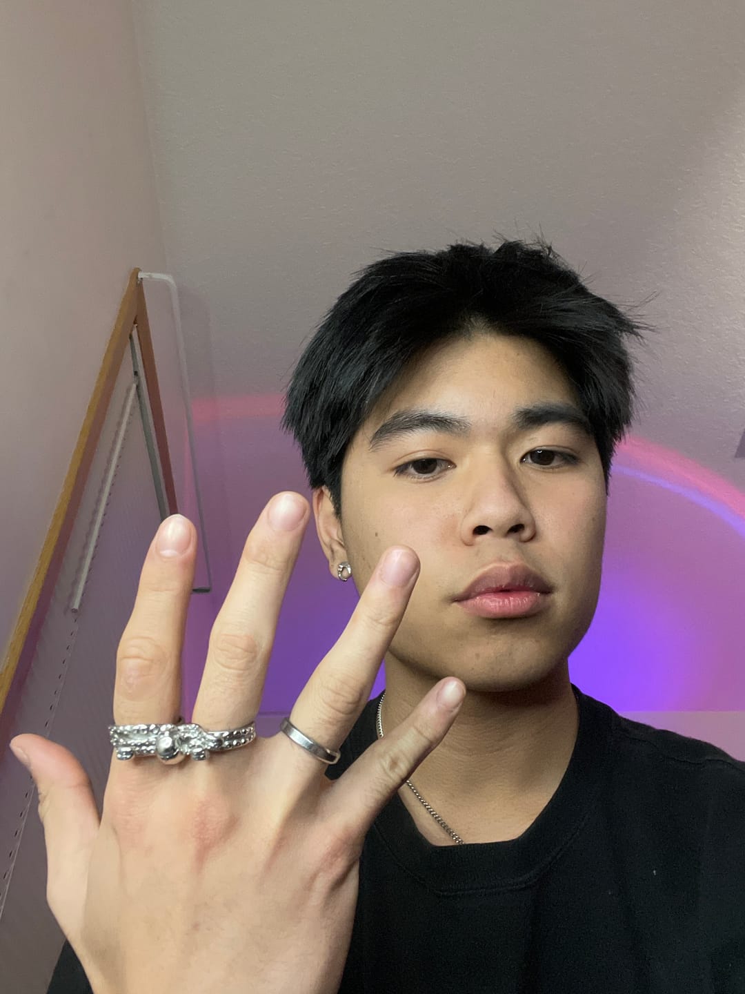 Customer photo review of DOUBLE FINGER OCTOSKULL RING