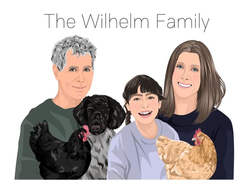 Customer photo review of Custom Pet(s) Portrait