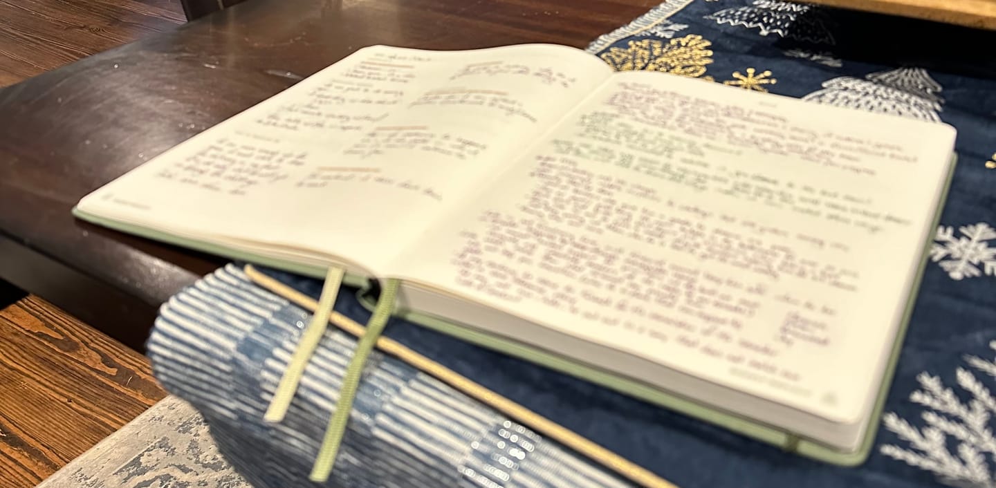 Customer photo review of Monk Manual™ Weekly Planner