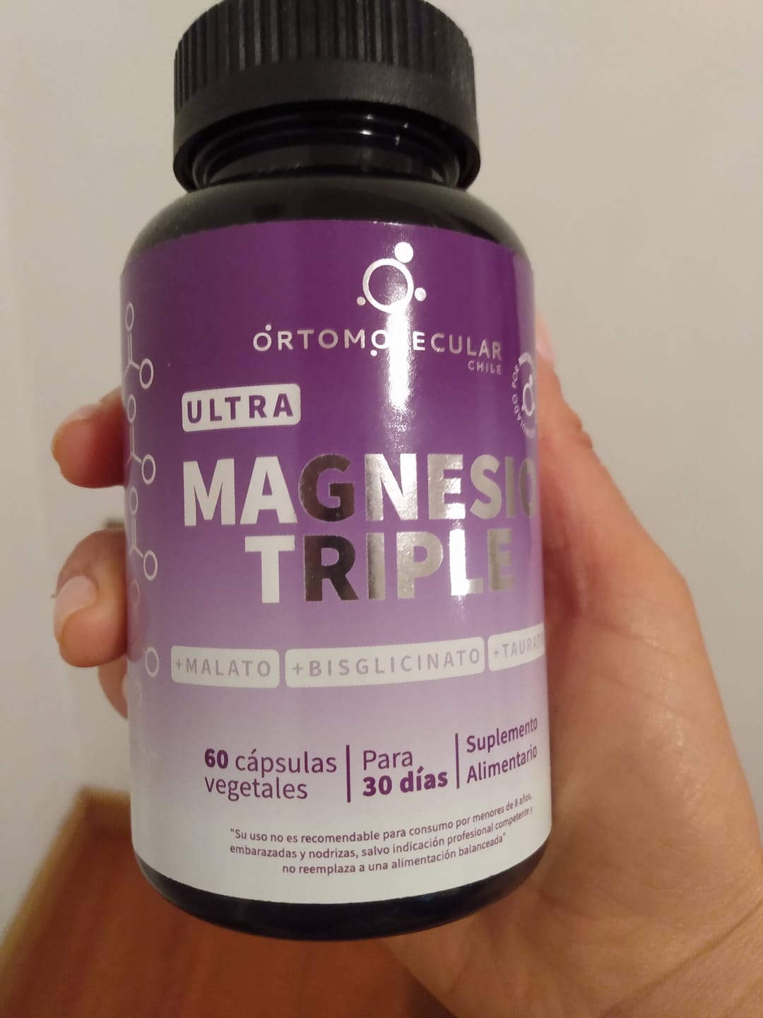 Customer photo review of Ultra Magnesio Triple-60 cáps