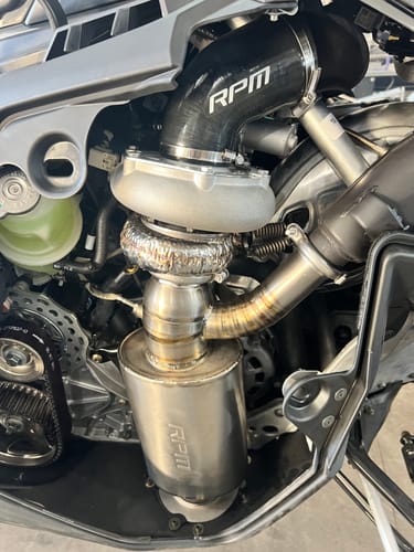 Customer photo review of 2022-2024 Polaris Patriot Boost 850 Turbo / VR1 TITANIUM Lightweight Sport Muffler