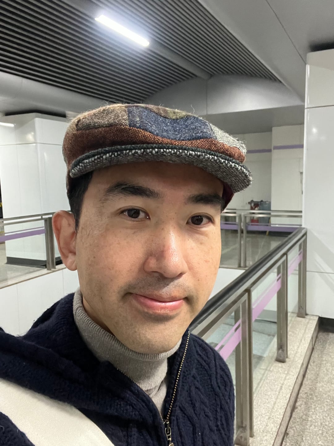 Customer photo review of Vintage Cap Patchwork Tweed