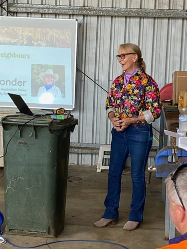 Customer photo review of Jacaranda Women’s Half Button Workshirt