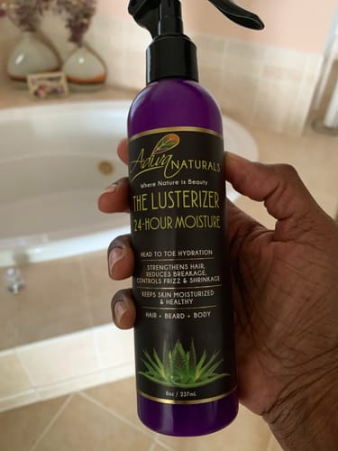 Customer photo review of The Lusterizer Hair & Skin Care - 24-Hour Moisture - 8oz