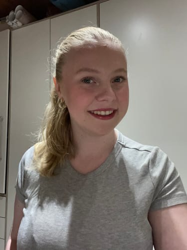 Customer photo review of Amor Heart Hoops