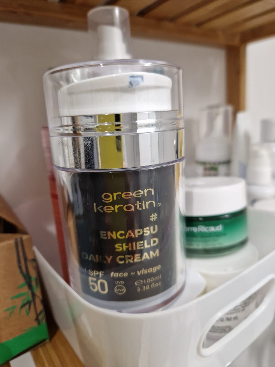 Customer photo review of ENCAPSUSHIELD SPF50 CRÈME POUR LE VISAGE, 100ml