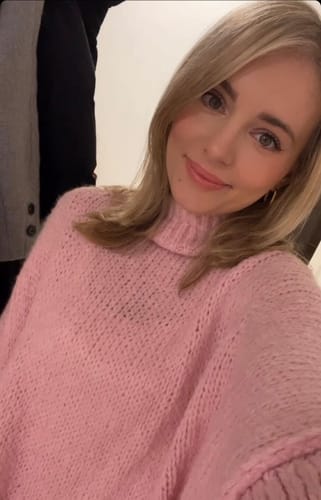 Customer photo review of Meli Strick Pullover - Rosa