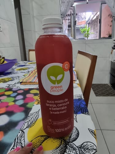 Customer photo review of Suco de Laranja, Cenoura e Beterraba - 100% natural