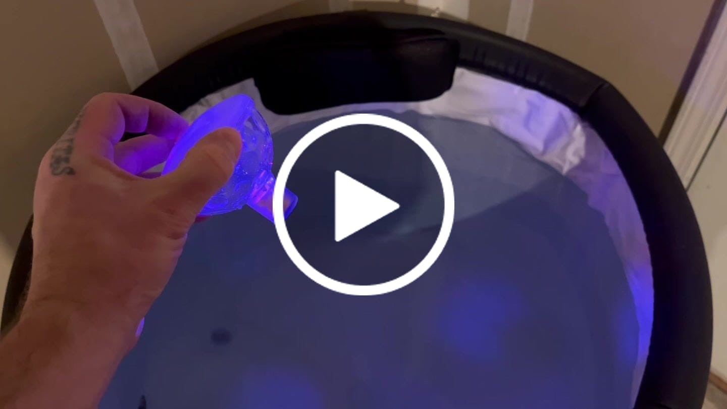 Customer video review of Floating LED light