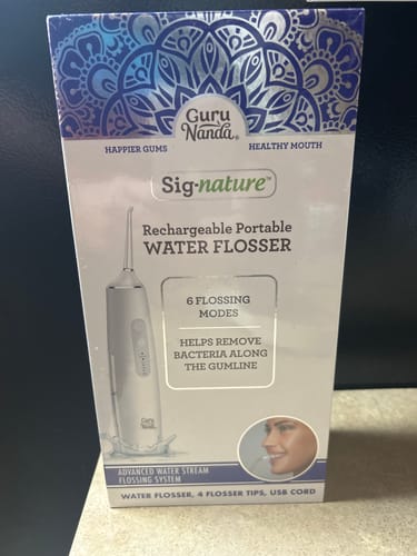 Customer photo review of Rechargeable Portable Water Flosser 300 mL